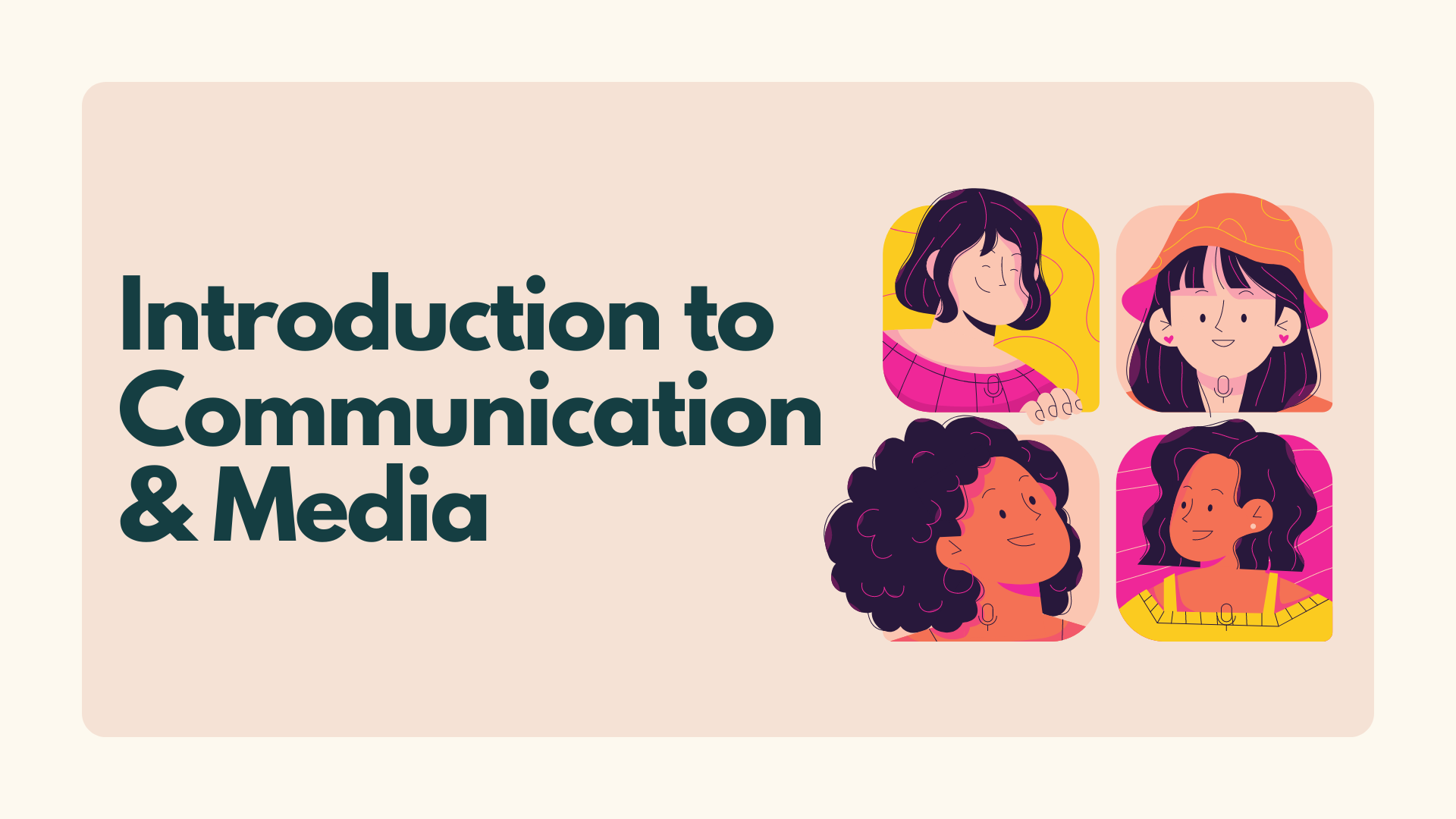 media and communication thesis